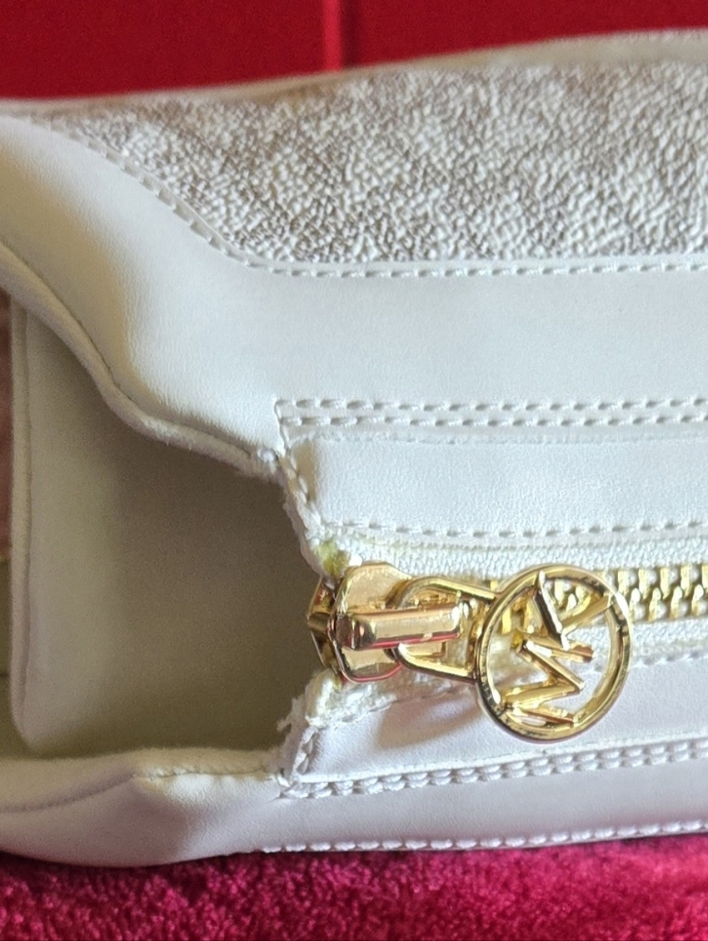 MK Leather Shoes W/Gold Zip. BN No Box. These Were a gift. Authentic! - Picture 4 of 7